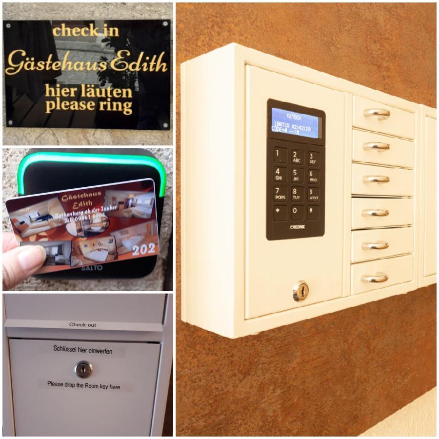 Gaestehaus Edith روتنبورغ أوب در تاوبر المظهر الخارجي الصورة